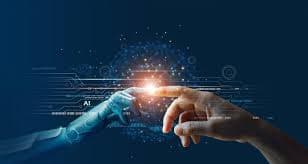 AI and human intelligence converging — AI architecture for modern business